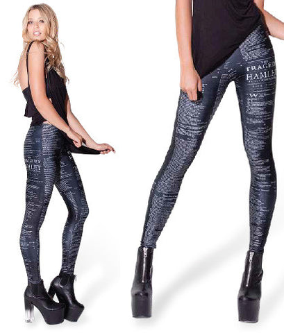 Ophelia: A high quality pair of hand made leggings (95% polyester, 5% spandex) - Izy and Eve 